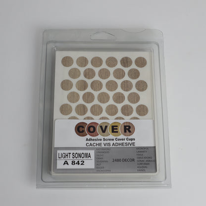 Cache vis autocollant pour meuble