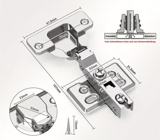 Charnières invisibles