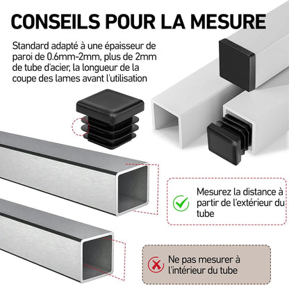 Embout Carré pour meuble