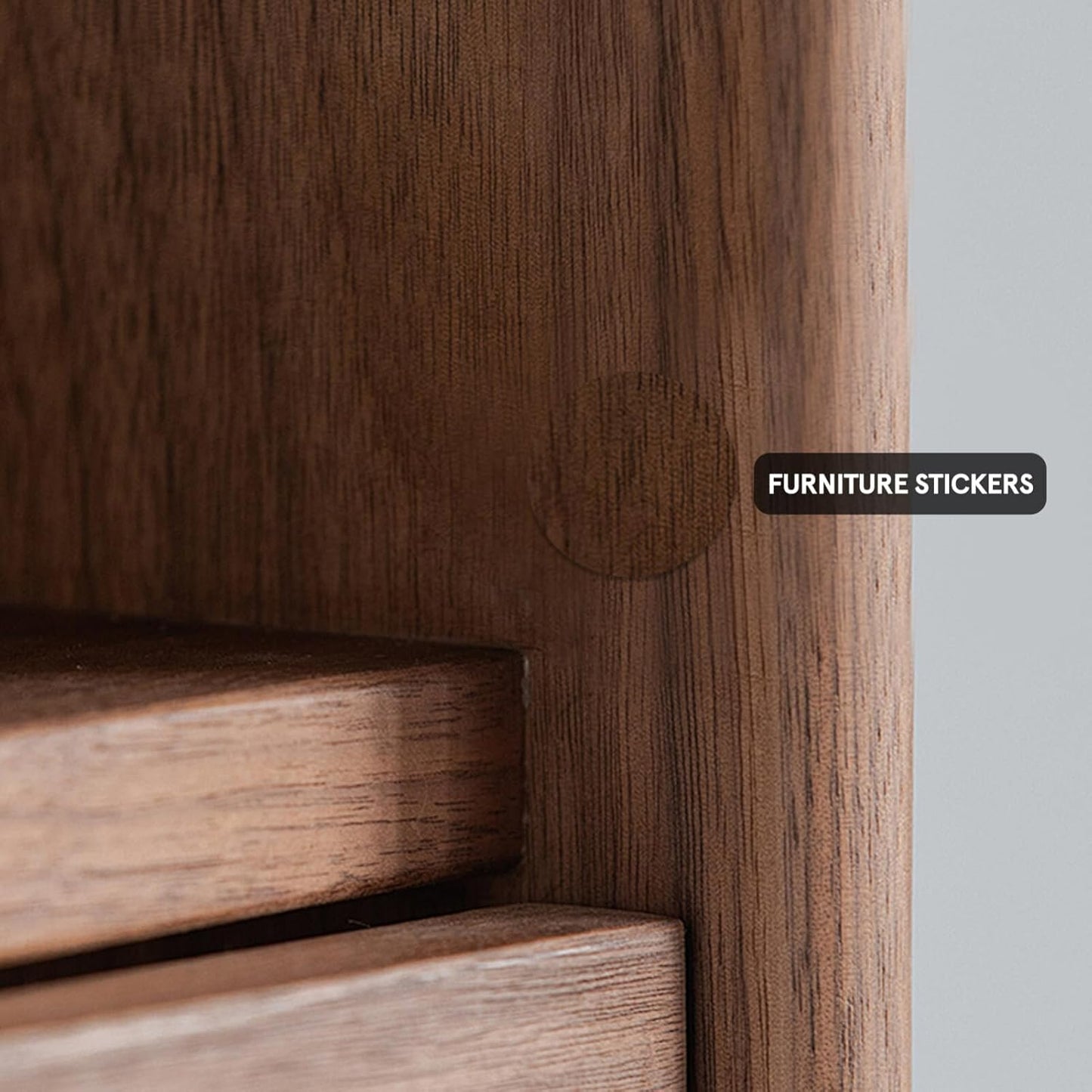 Cache vis autocollant pour meuble